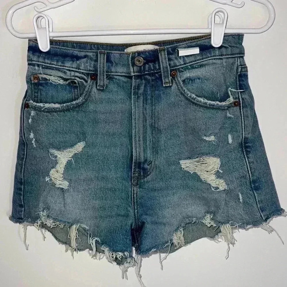 ABERCROMBIE High Rise Mom Short SIZE 26 - Picture 7 of 11